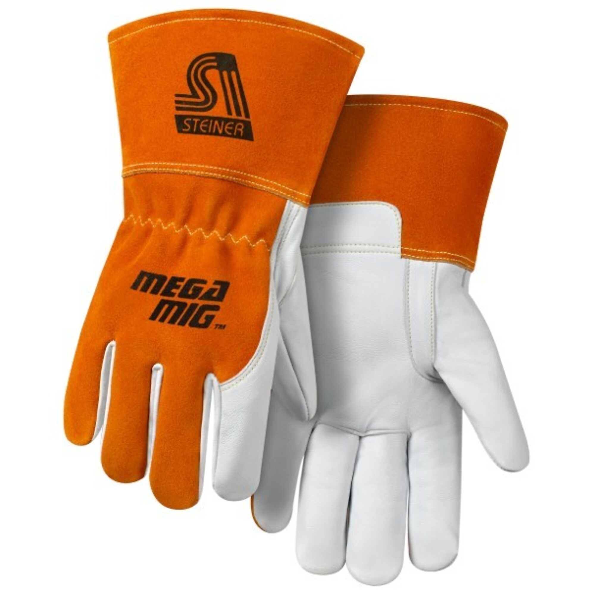 Steiner MEGAMIG GLOVE M PREM HVY WT GOATSKIN COTTON LINED